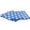 20 Serviettes papier bleu pois blanc Patisdecor