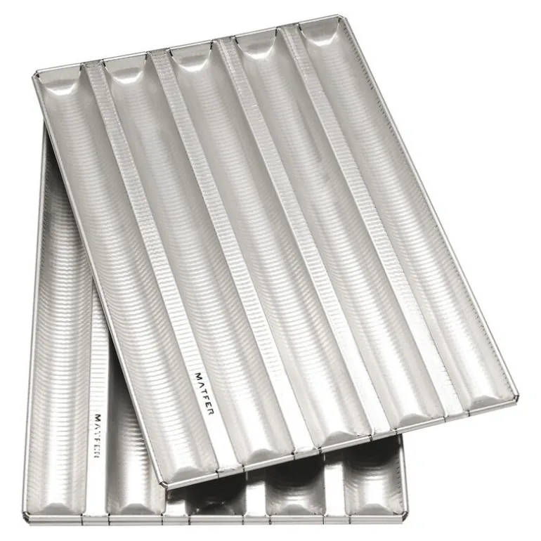 Alu-Gaufer plaques à pain bongard 800 x 430 6 baguettes
