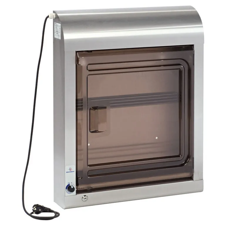 Armoire de décontamination avec serrure - avec barre aimantée - pour 10 couteaux