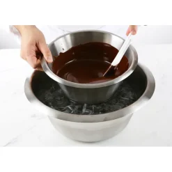 Bassine inox fond plat 30 cm