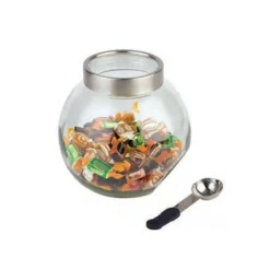 Bocal à bonbon verre avec cuillère