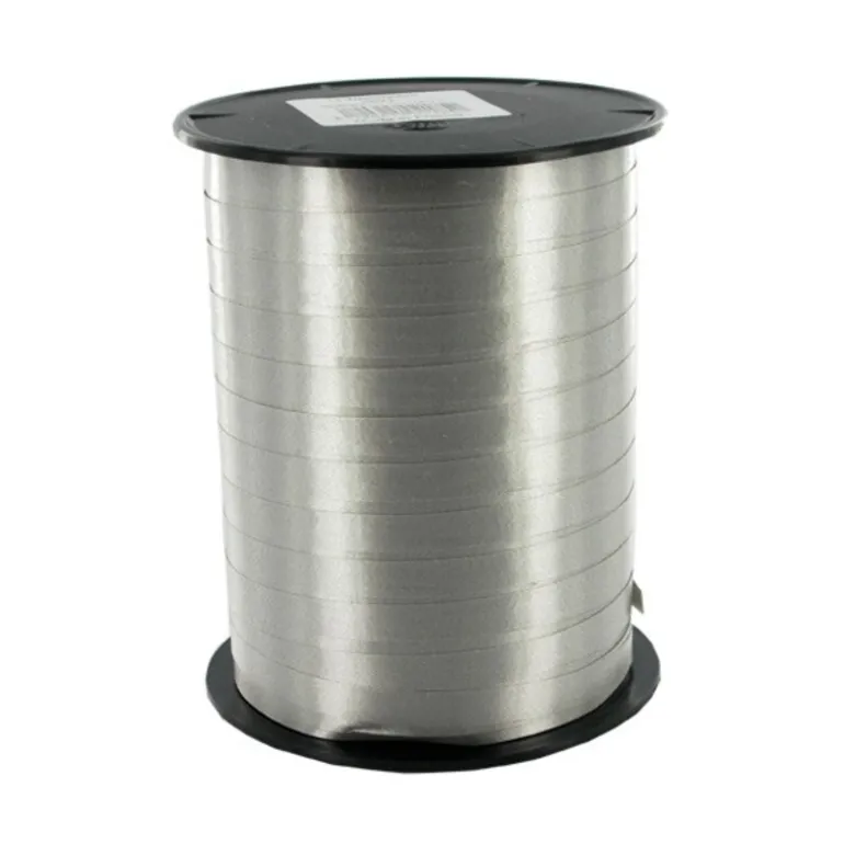 Bolduc satiné argent 7mm (500 m)