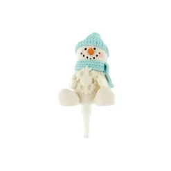 Bonhomme de neige assis