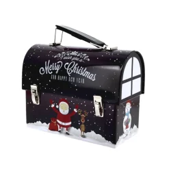 Boîte à biscuits de Noël cartable - tirelire