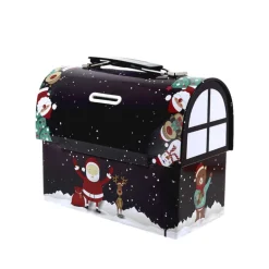 Boîte à biscuits de Noël cartable - tirelire