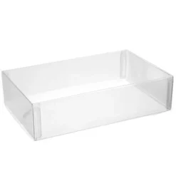 Boîte confiseur transparente 143 x 104 x 25 mm