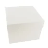 Boîte pâtissière blanche 41 x 41 x H 22 cm