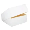 Boîte pâtissière blanche h. 10 cm