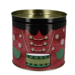 Boîtes à biscuits de Noël Set de 3 à empiler casse-noisette
