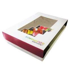 Boîtes pâtissières fenêtres 62 x 42 x 12 cm (x 25)