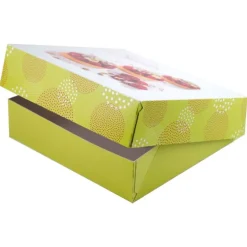 Boîtes pâtissières Pauline 20 x 20 cm Hauteur 5 cm (x 50)