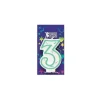 Bougie Anniversaire, chiffre 3