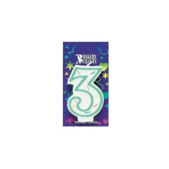 Bougie Anniversaire, chiffre 3