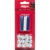 Bougies + ballons de football (x 12)