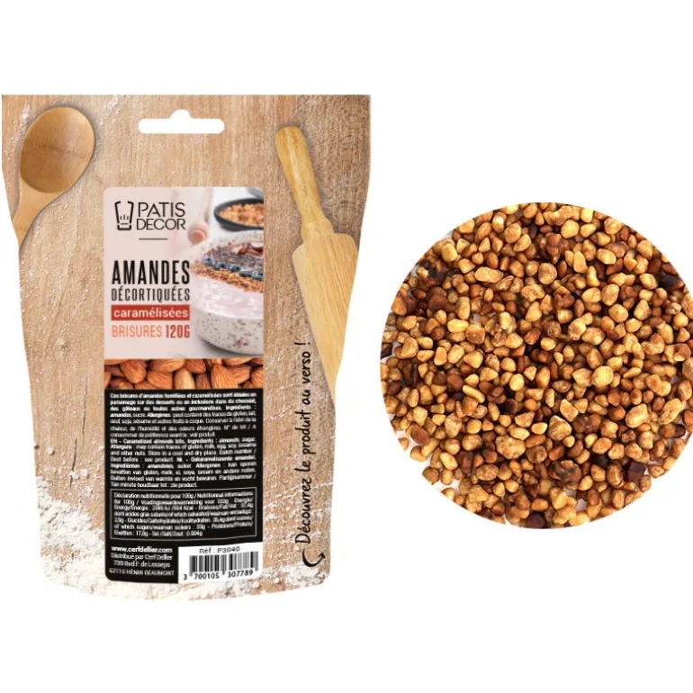 Brisures d'amandes caramélisées 120 g