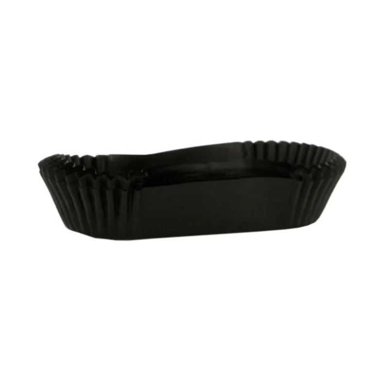 Caissette ovale plissée noire Calypso n°88 (x1000)