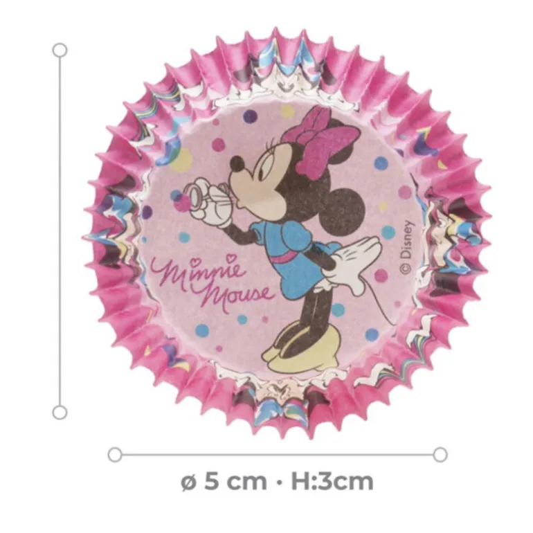 Caissettes à cupcake roses Minnie (x25)
