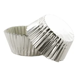 Caissettes cupcakes argentées (x50)