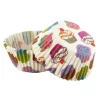 Caissettes cupcakes "Cupcakes colorés" (x50)