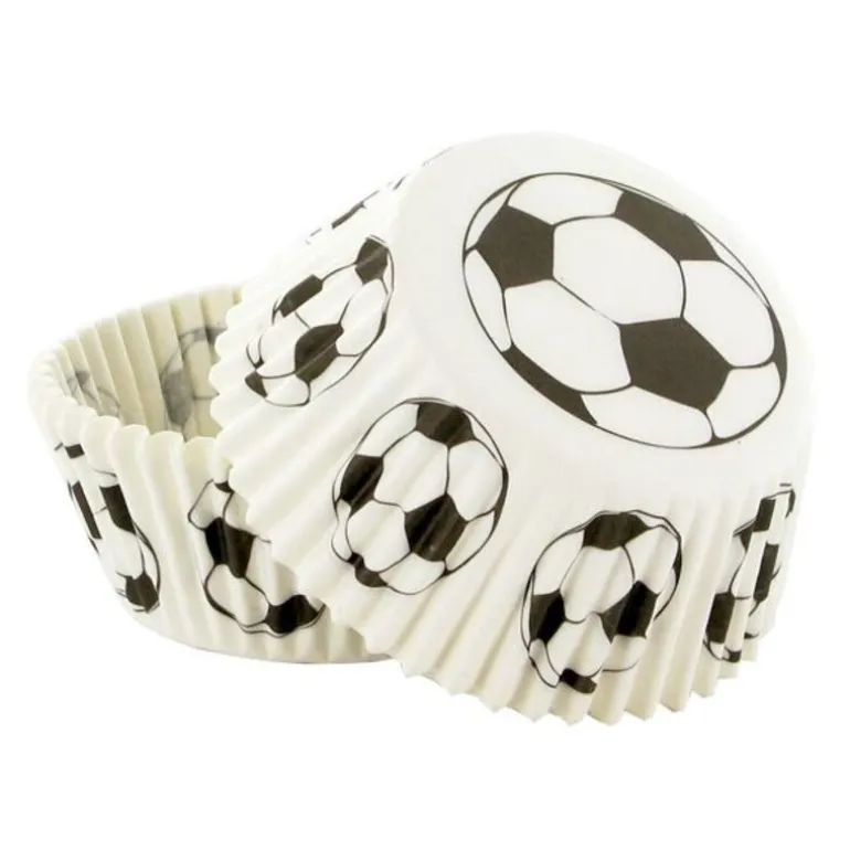 Caissettes cupcakes "Football" (x50)