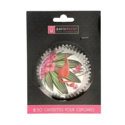 Caissettes cupcakes "Flamants roses" (x50)
