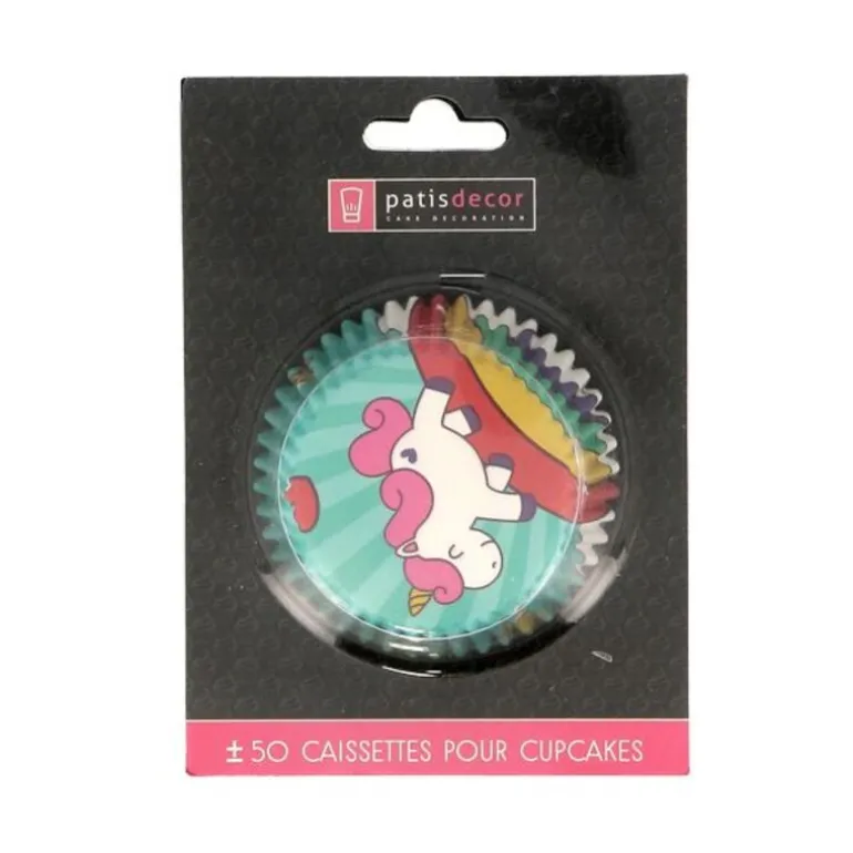 Caissettes cupcakes "Licorne" (x50)