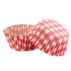 Caissettes cupcakes "Vichy rose" (x50)