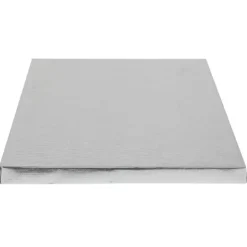 Cake drum carré argent 35 x 35 cm