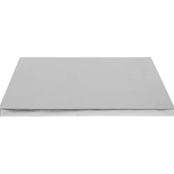 Cake drum rectangle argent 20 x 30 cm