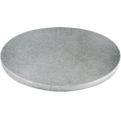 Cake Drum Rond Argent Ø 45 cm
