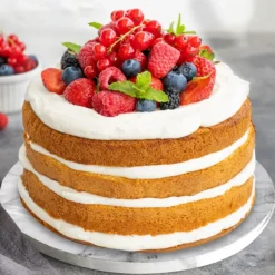 Cake Drum Rond Effet Marbre Ø 25 cm