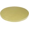 Cake Drum Rond Or Ø 35 cm