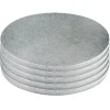 Cake Drums Ronds Argent Ø 40 cm (x5)