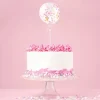 Cake toppers ballons & confettis (x2)