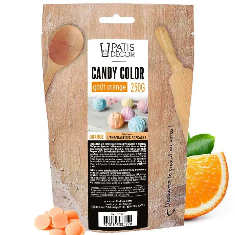 Candy Color oranges goût Orange 250 g