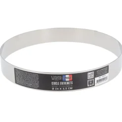 Cercle à entremets inox H 3,5 cm Ø 24 cm