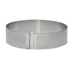 Cercle gradué inox extensible 18 à 36 cm H 4,5 cm De Buyer