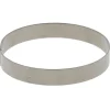 Cercles à pâtisserie inox 8,5 cm H 1,6 cm (x10)