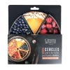Cercles part de tarte perforés inox (x6)