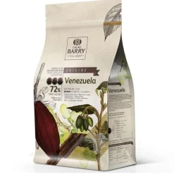 Chocolat de Couverture Noir Origine Venezuela 72 % 2,5 Kg