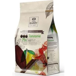 Chocolat de Couverture Noir Tanzanie 75 % 2,5 Kg