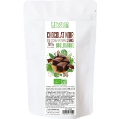 Chocolat Noir Bio de Couverture 71 % 250 g - DDM 07/24