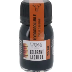 Colorant liquide hydrosoluble brun caramel 30 ml