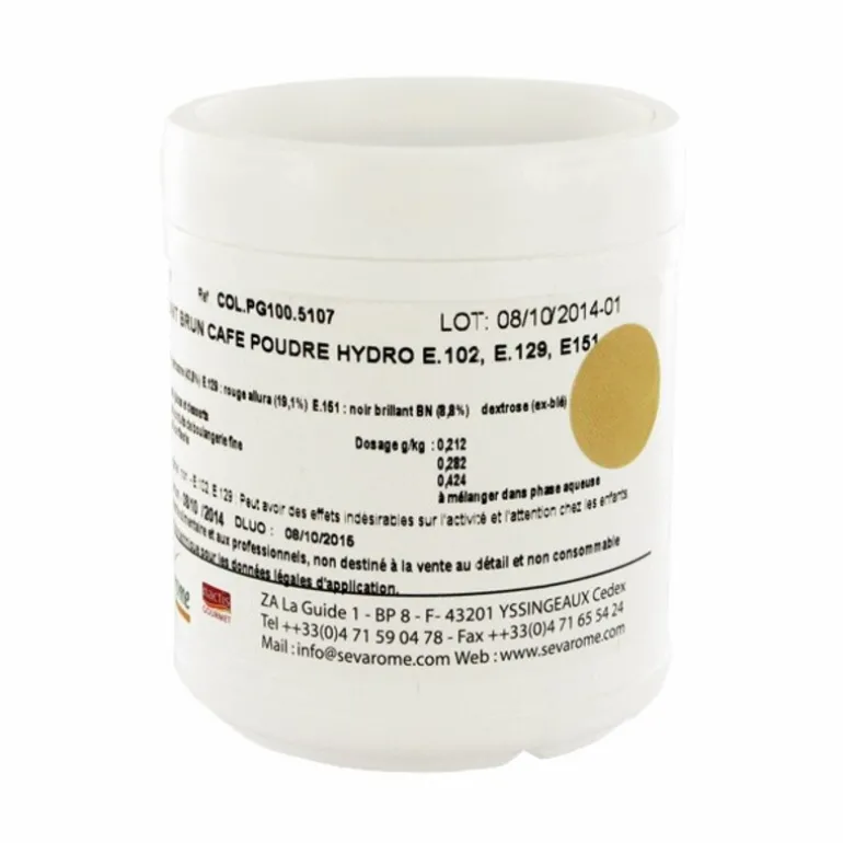 Colorant poudre alimentaire Café 100 g