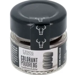 Colorant poudre hydrosoluble noir réglisse 8 g