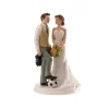 Couple mariés Foot 18 cm