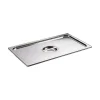 Couvercle inox avec poignée GN 1/2 - pour bac gastronorme sans anse