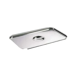 Couvercle inox avec poignée GN 1/1 - pour bac gastronorme avec anses panier