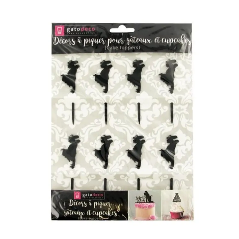 Cupcake Toppers Bonheur (x 8)