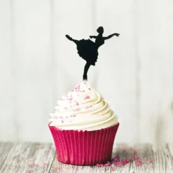 Cupcake Toppers Danseuse (x 8)